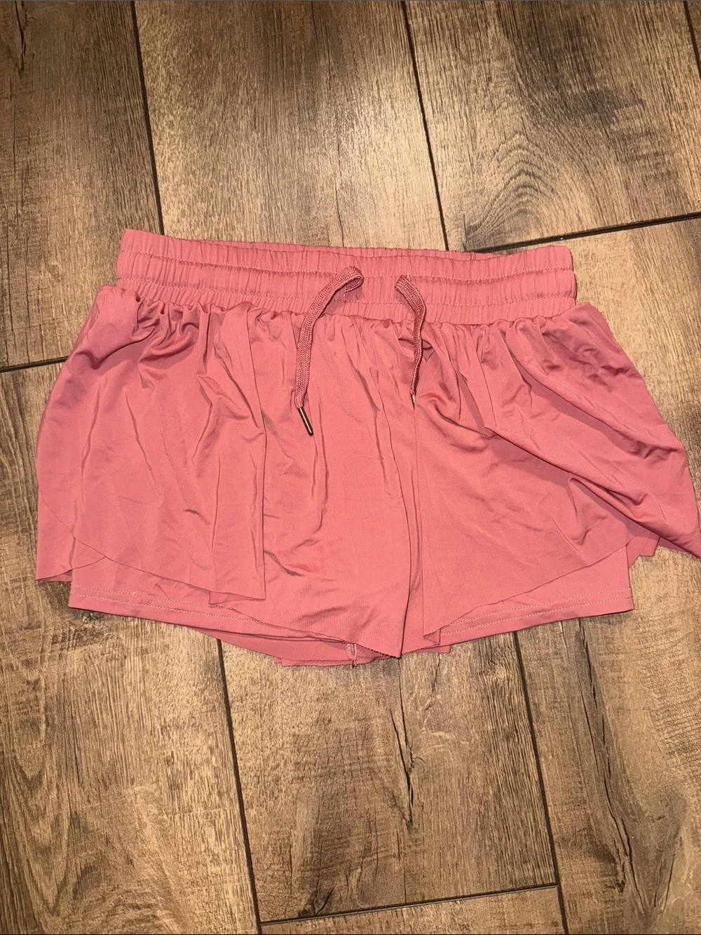NWOT Women's Pink Drawstring Athletic Shorts
